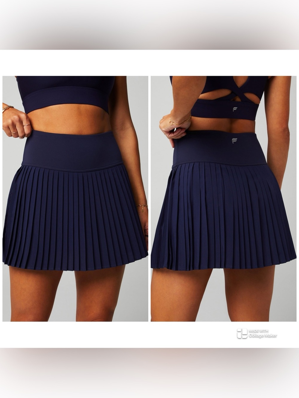 Fabletics Hot Shot Pleated Skirt New